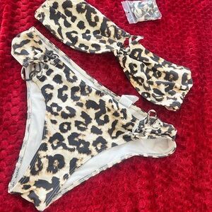 Abercrombie & Fitch Leopard Print Bikini